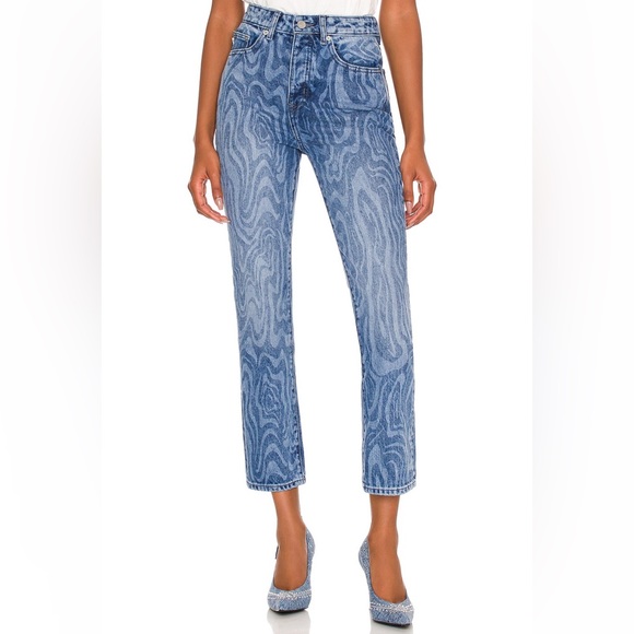 Lovers & Friends Reece High Rise Slim Straight - Picture 1 of 8